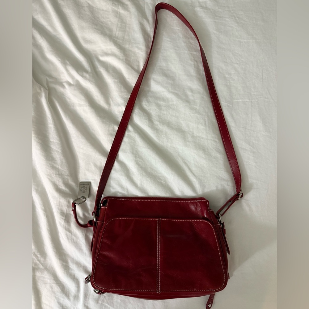 Gianni Bini Deep Red Crossbody Bag